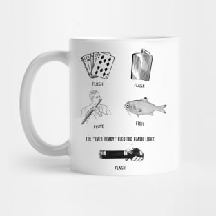 Flush Flask Flute Fish Flash Fun Mug